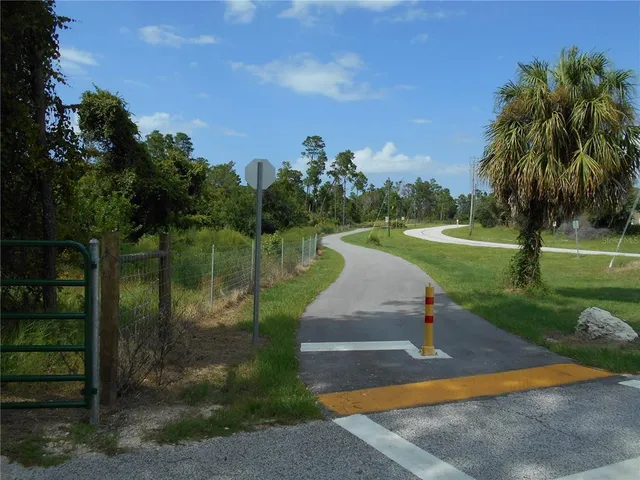 a view of a sign board