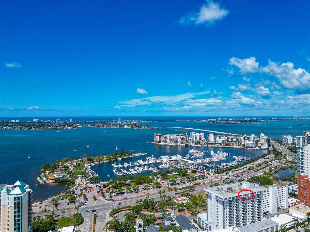 101 South Gulfstream Avenue, Unit 16C Sarasota, FL 34236 - Photo 1 of 86 a view of a balcony with an ocean view
