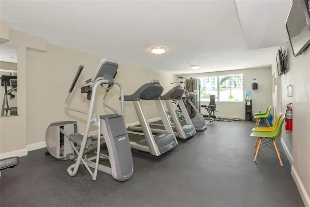 a front view of a building with glass windows