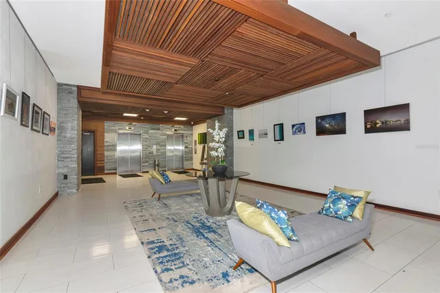 a city view with tall buildings