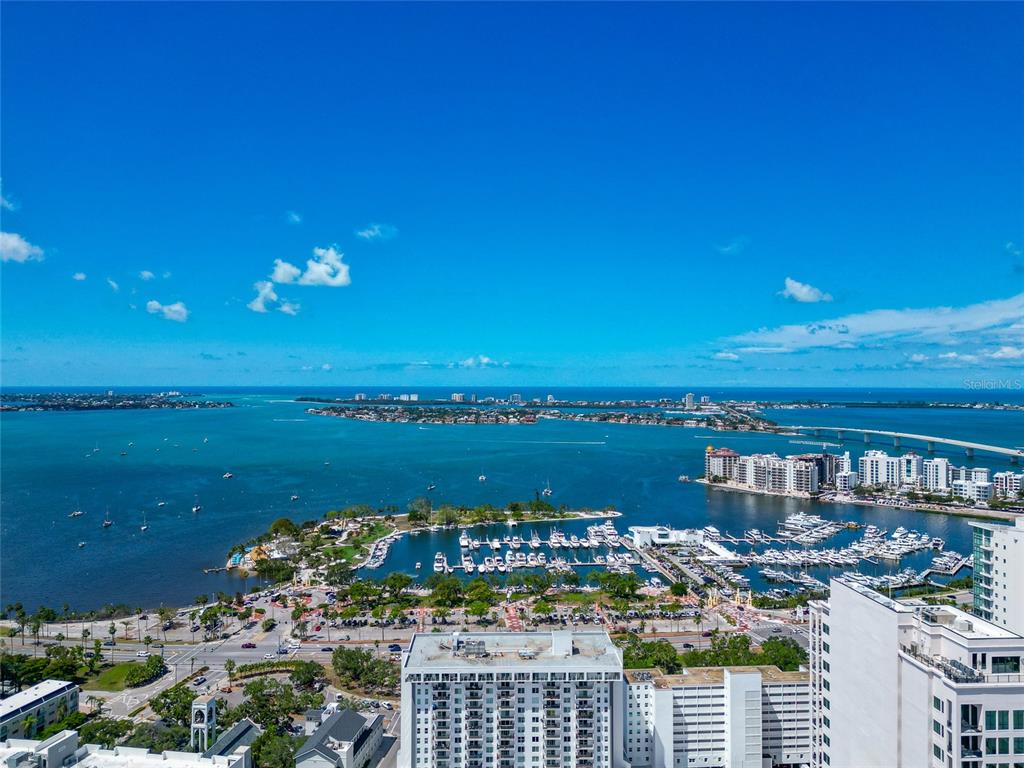 101 South Gulfstream Avenue, Unit 16C Sarasota, FL 34236 - Photo 73 of 86 a view of a city and ocean view