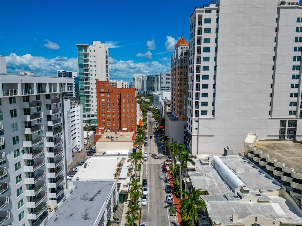 101 South Gulfstream Avenue, Unit 16C Sarasota, FL 34236 - Photo 86 of 86 a city view with tall buildings