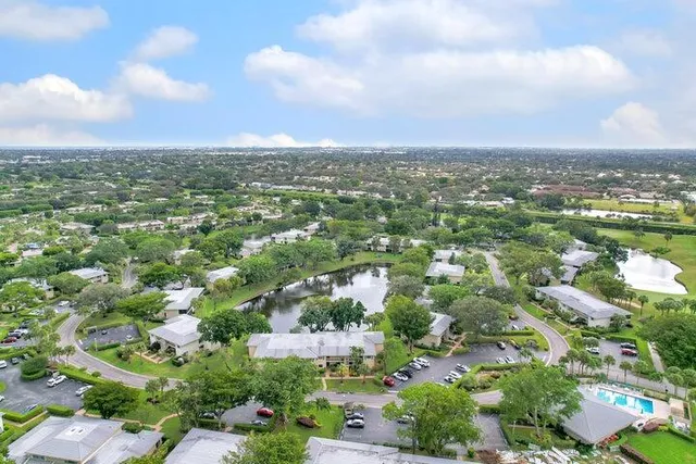 an aerial view of a city with lots of residential buildings