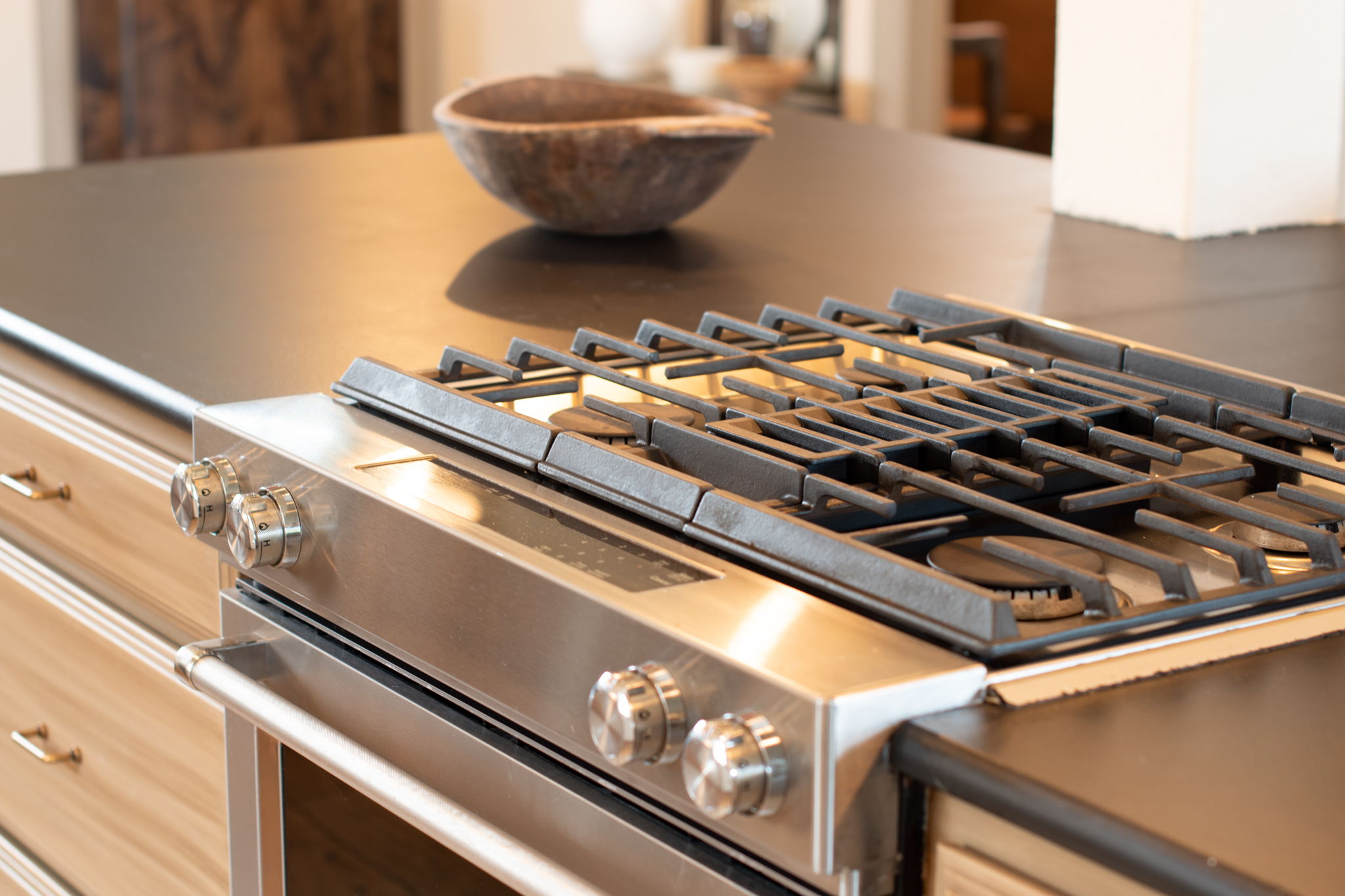 155 Balcones Ridge Way Bertram, TX 78605 - Photo 13 of 37 Culinary adventures await in this kitchen featuring a premium propane gas range.