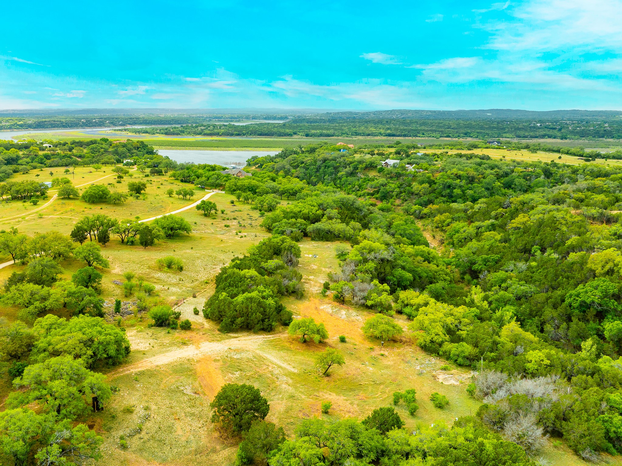 28205 Turner Ranch Road Marble Falls, TX 78654 - Photo 3 of 39 Bird's eye view of a large body of water