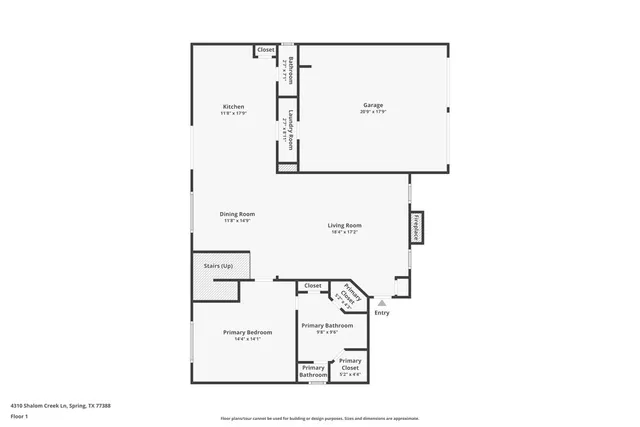$1,920 | 4310 Shalom Creek Lane, Spring, TX 77388