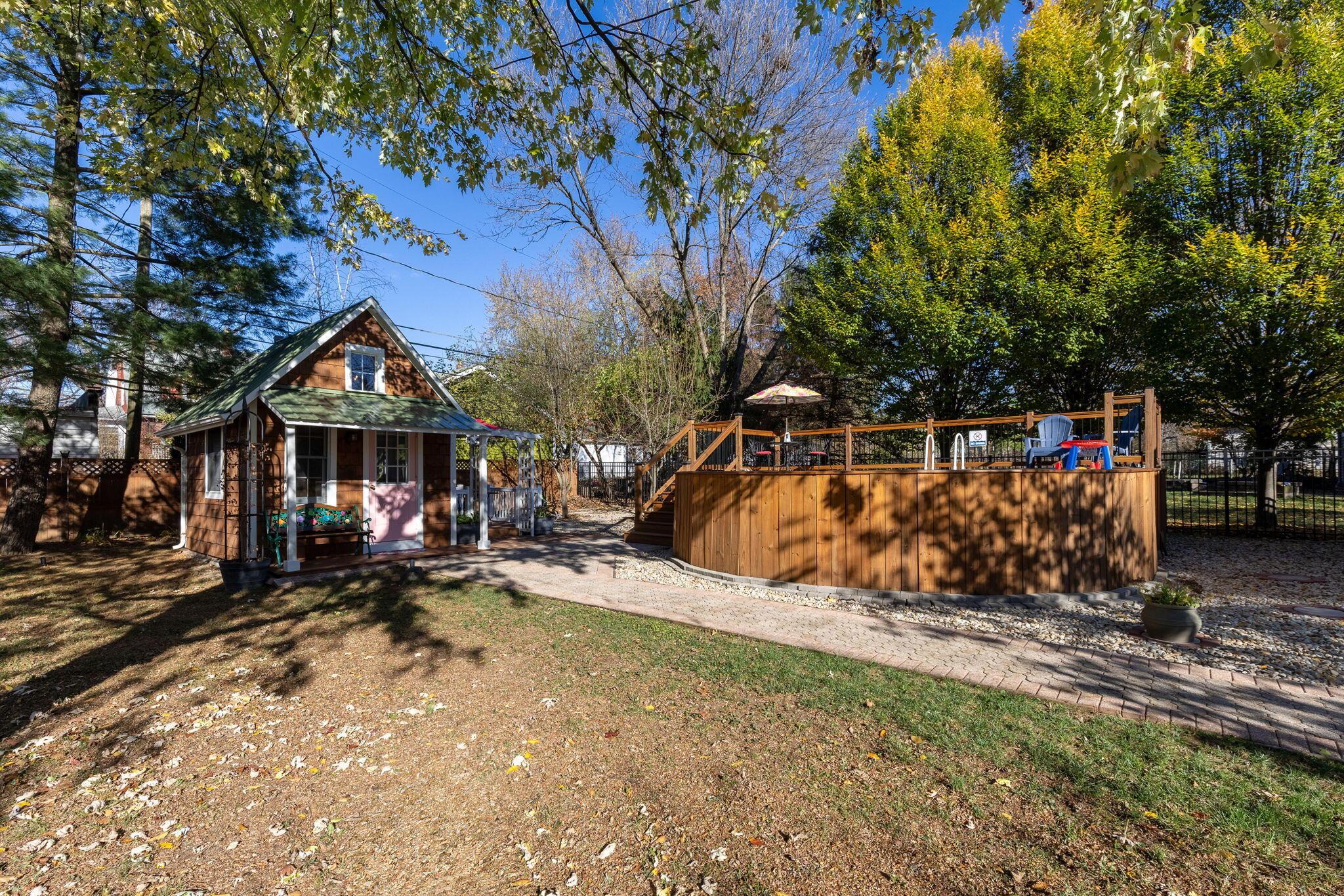 122 Brevoort Road Columbus, OH 43214 - Photo 47 of 61 47-Shed & Above Ground Pool