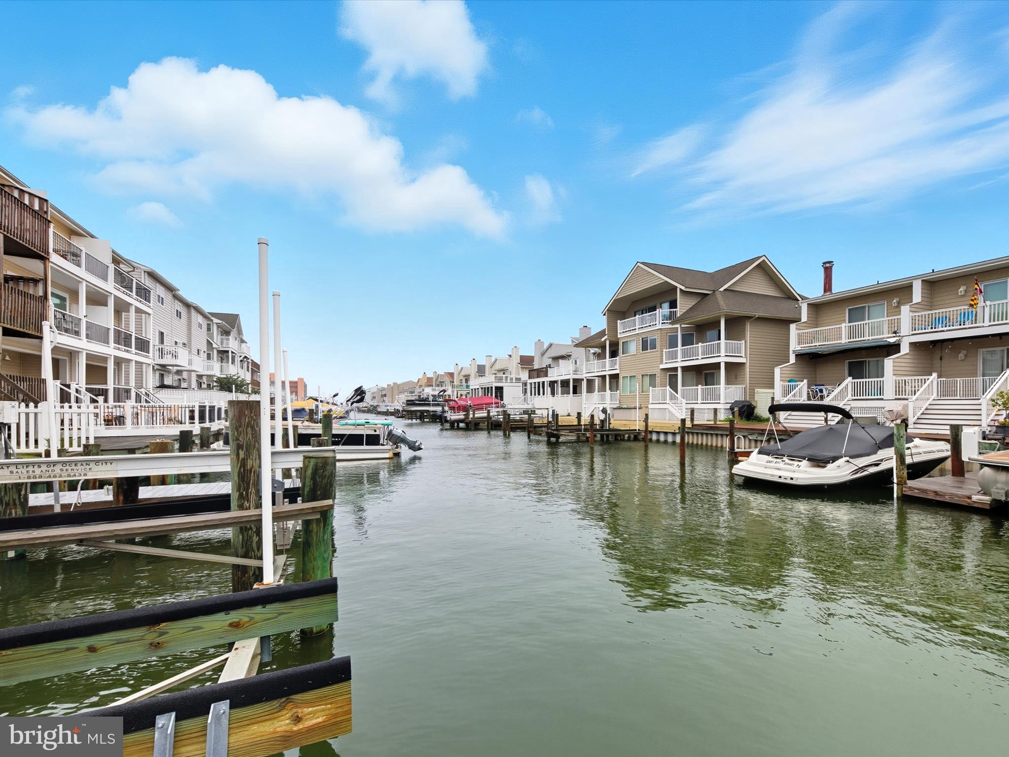 710 Bradley Road, Unit A2 Ocean City, MD 21842 - Photo 33 of 40 a view of a lake with houses