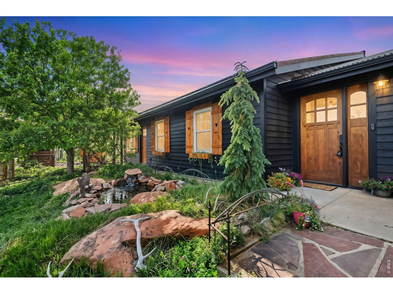 Gorgeous front entry to your mountain home