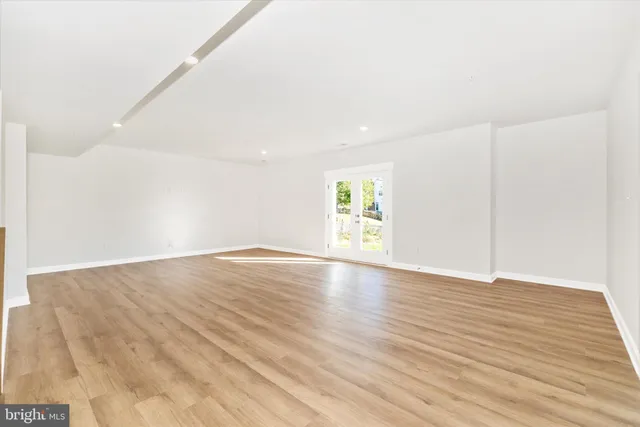 wooden floor in an empty room