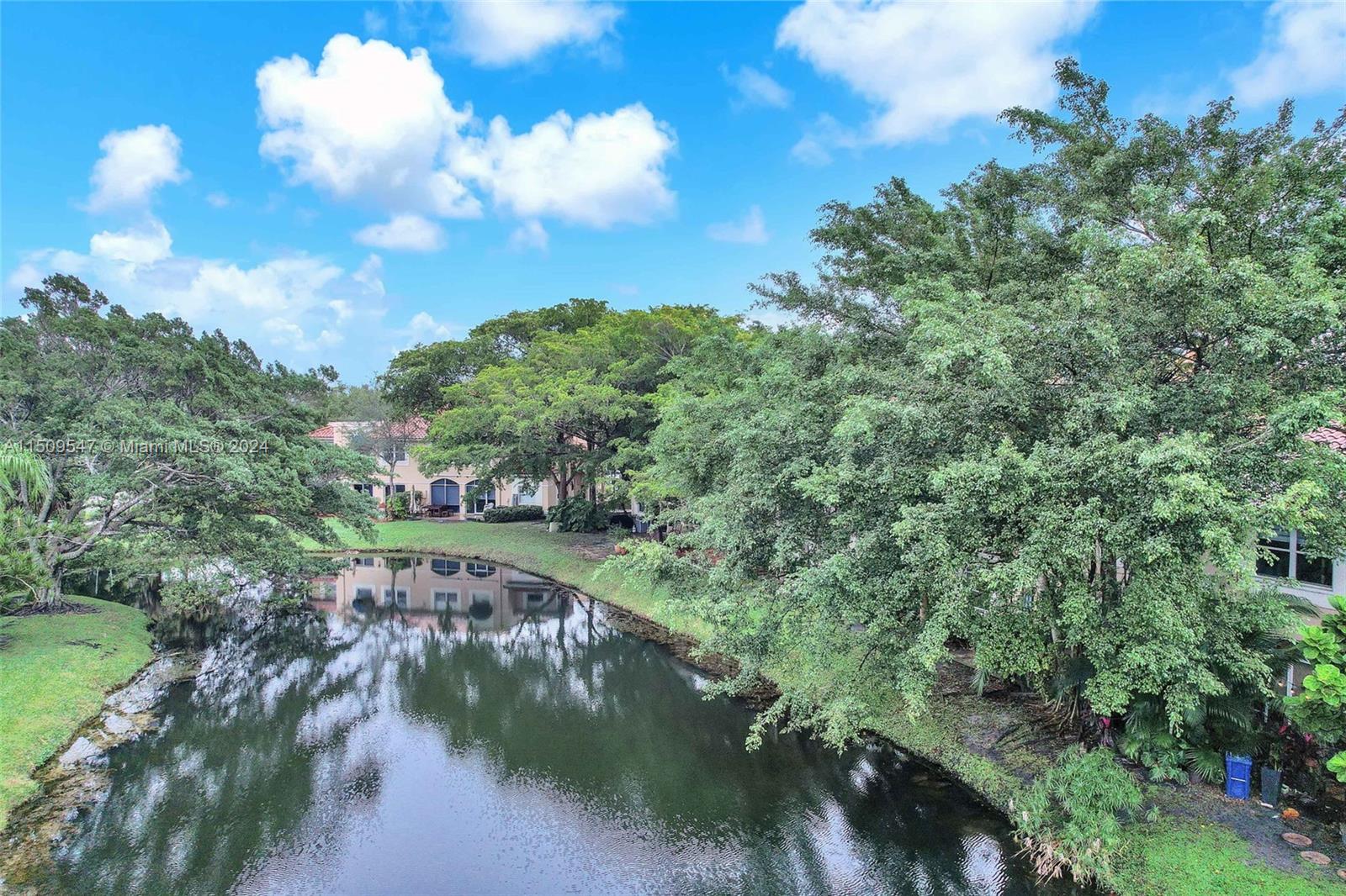 549 Racquet Club Road, Unit 31 Weston, FL 33326 - Photo 4 of 4 a view of a lake in middle of forest