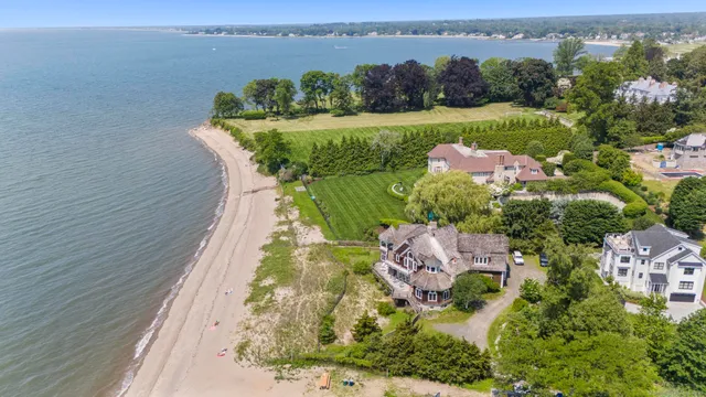 a view of beach and ocean