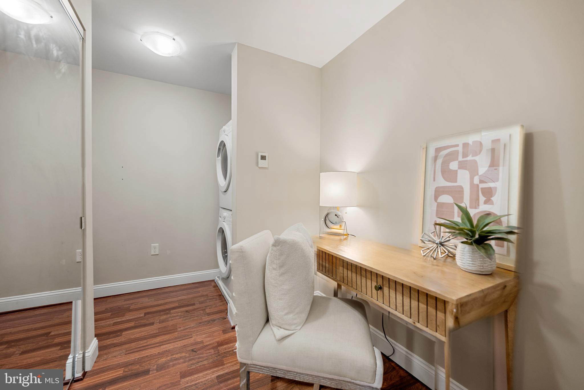 6301 Edsall Road, Unit 323 Alexandria, VA 22312 - Photo 12 of 27 a view of a dining room with furniture and wooden floor