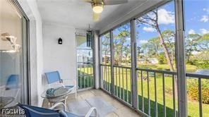 7074 Nantucket Circle, Unit 5 North Fort Myers, FL 33917 - Photo 9 of 13 a view of a room with furniture and wooden floor