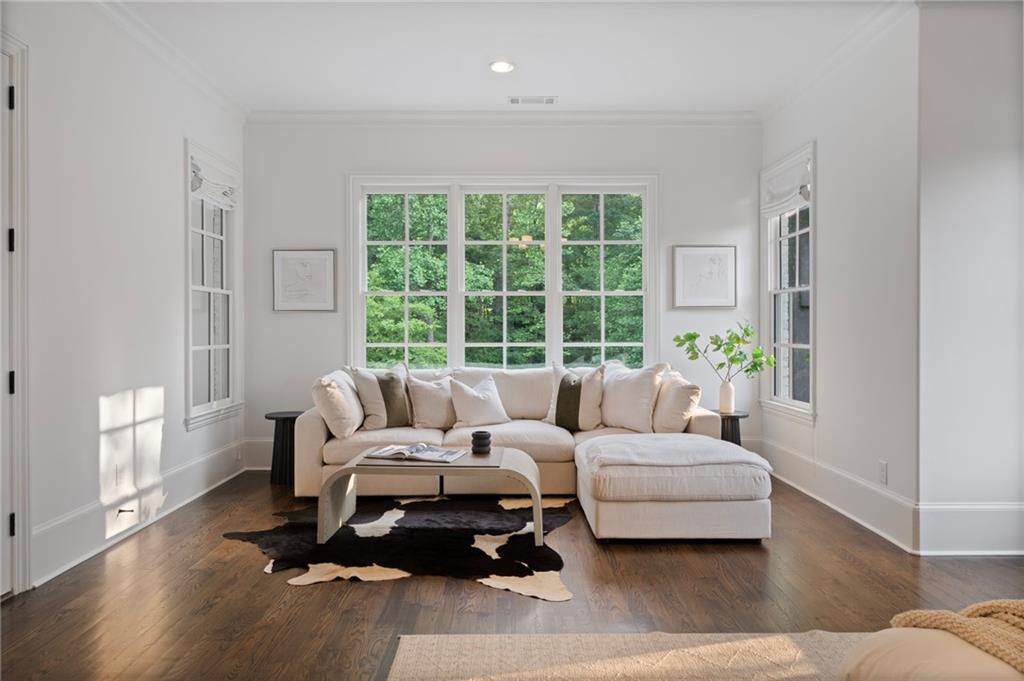 3213 Balley Forrest Drive Milton, GA 30004 - Photo 30 of 90 a living room with furniture and a large window