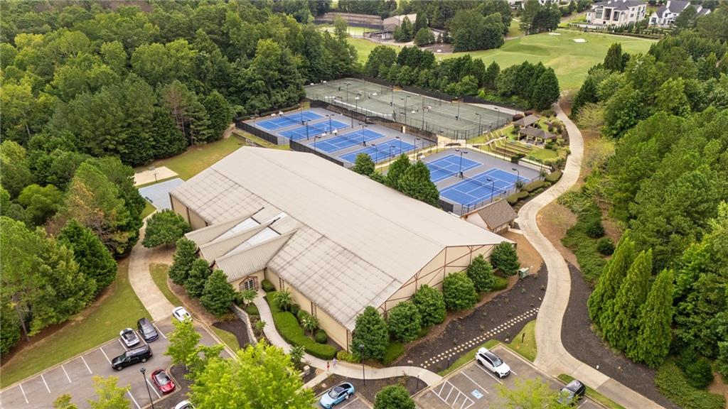 3213 Balley Forrest Drive Milton, GA 30004 - Photo 86 of 90 an aerial view of a house with outdoor space