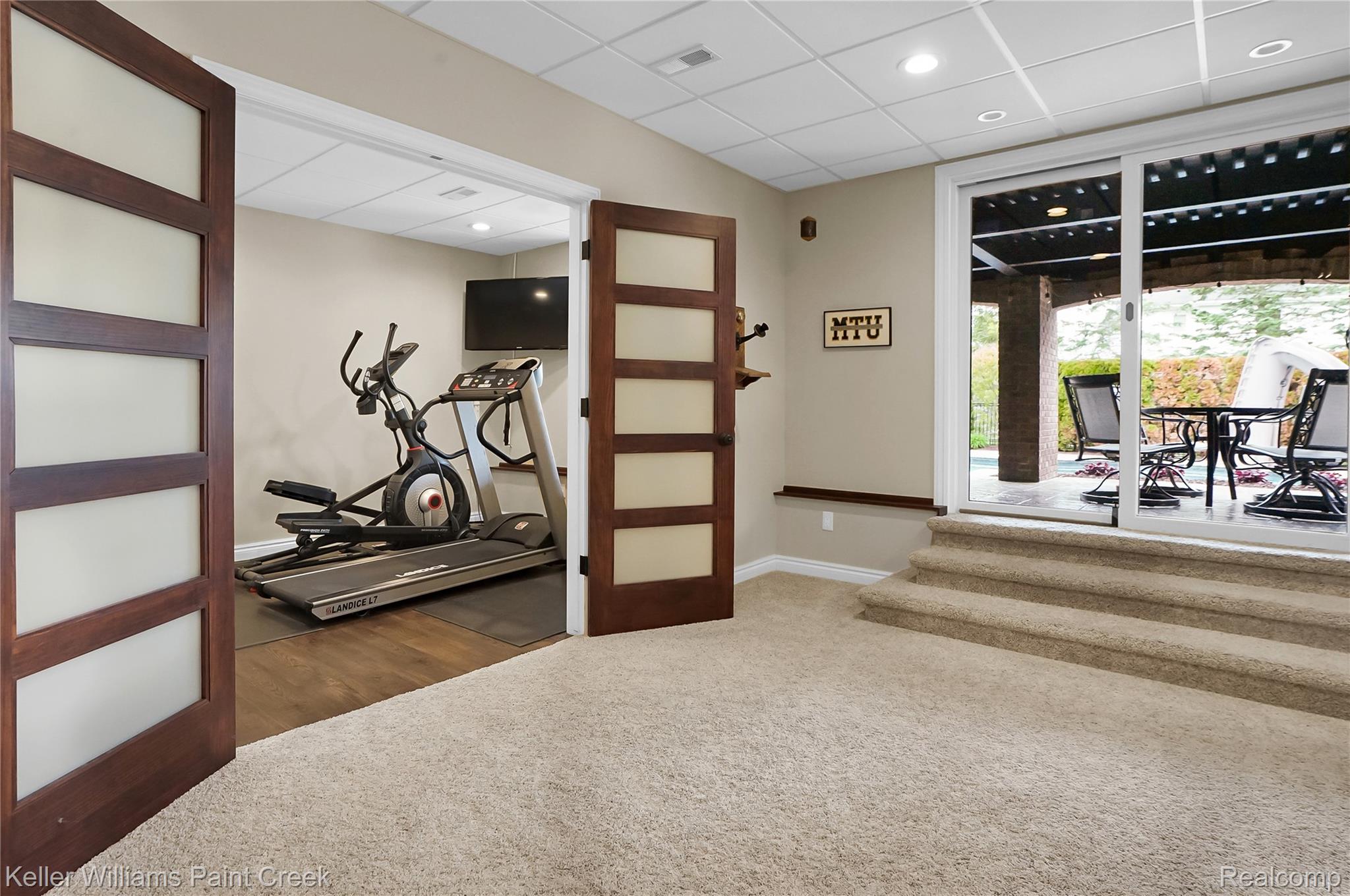 2757 North Addison Circle Rochester, MI 48306 - Photo 61 of 67 The sellers thought of everything when building this home... even a dedicated Exercise Studio