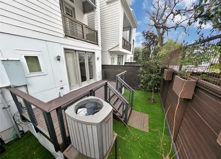 a house view with a garden space