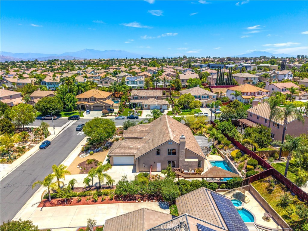 8710 Windmill Place Riverside, CA 92508 - Photo 63 of 66 an aerial view of a residential houses with city view