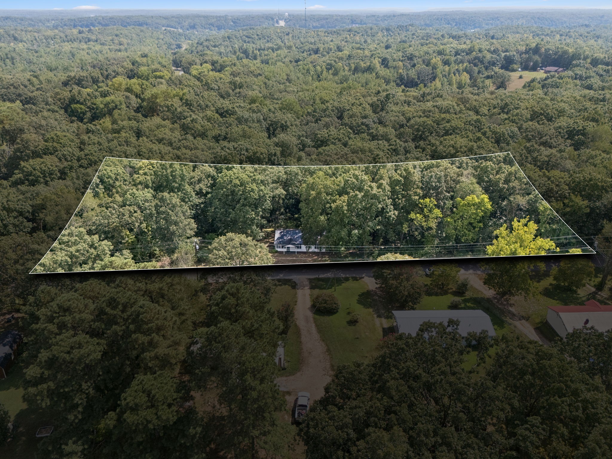 61 Brazzle Road Waverly, TN 37185 - Photo 31 of 36 an aerial view of mountain with trees