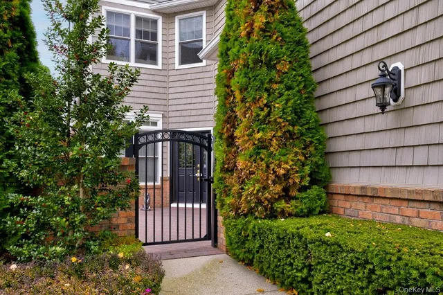 a view of outdoor space and wooden deck