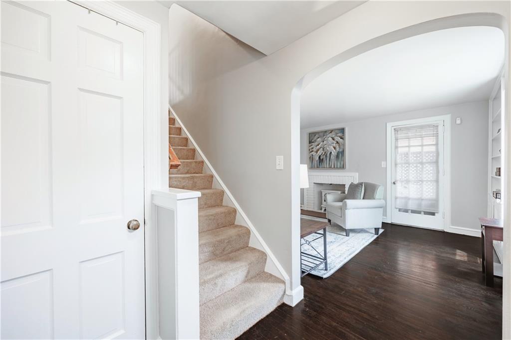 1025 Old Gate Road Pittsburgh, PA 15235 - Photo 2 of 27 a view of a living room with hardwood floor and a window