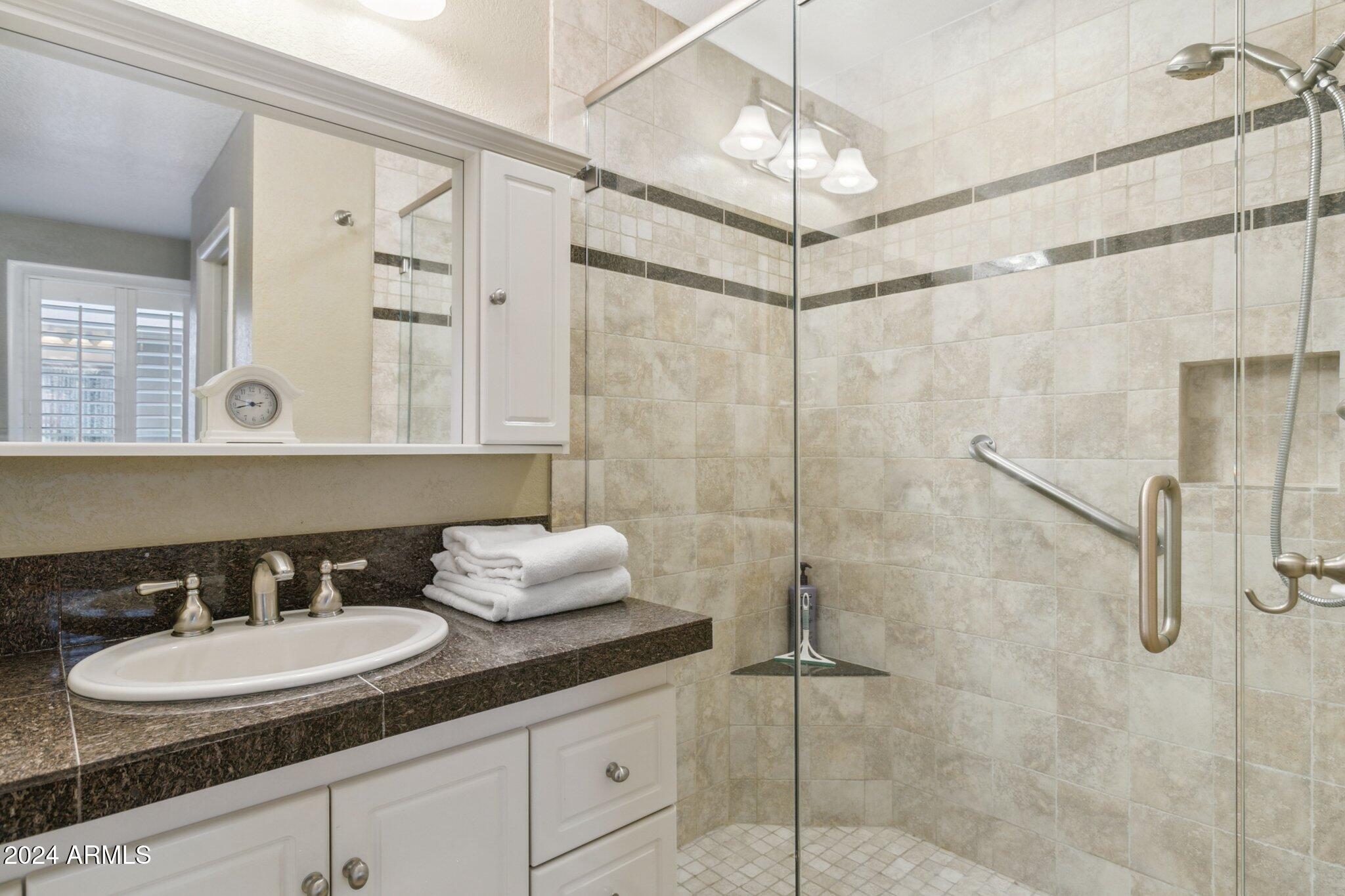 9707 East Mountain View Road, Unit 2436 Scottsdale, AZ 85258 - Photo 19 of 27 Walk in shower