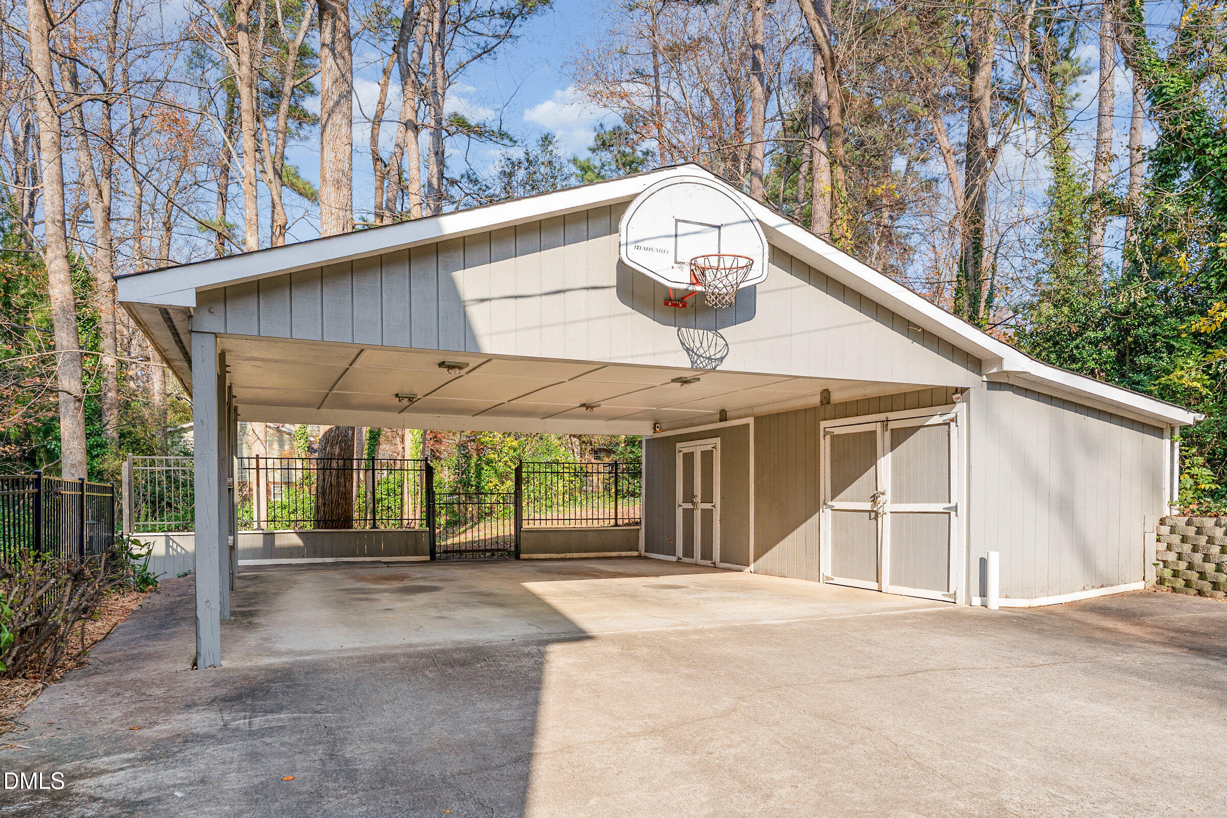 3704 Pembrook Place Raleigh, NC 27612 - Photo 57 of 68 a view of a patio with a table and chairs