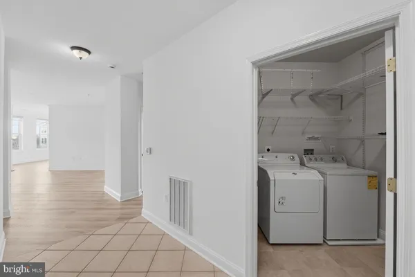 a view of a storage & utility room in a house