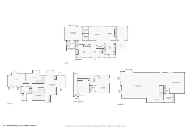 $1,875,000 | N1474 Fontana Ridge Road, Fontana, WI 53125