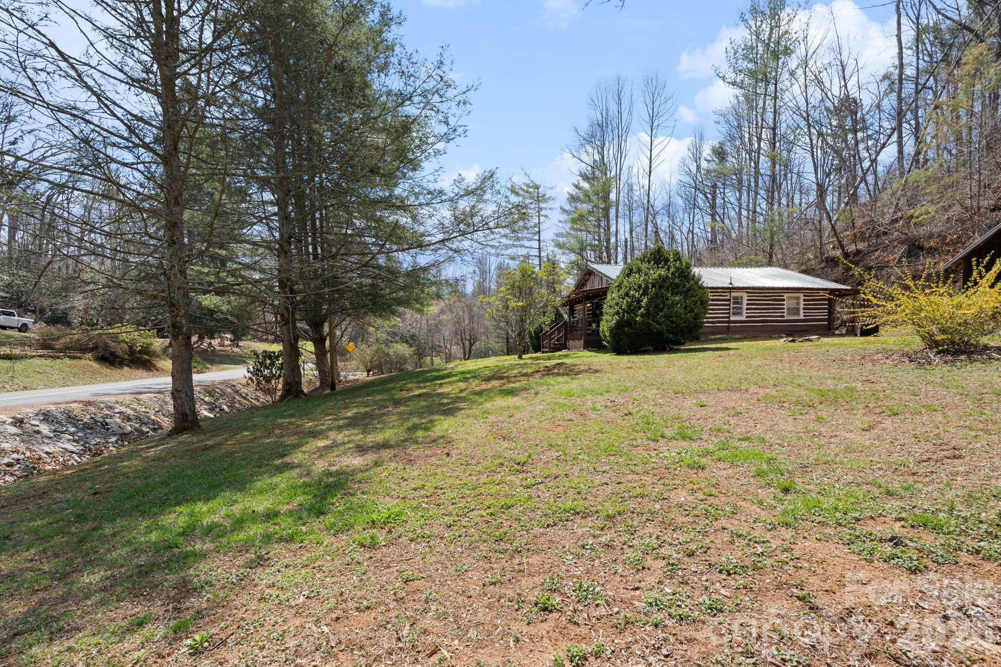 245 Davenport Road Spruce Pine, NC 28777 - Photo 21 of 25 a view of a yard with a tree