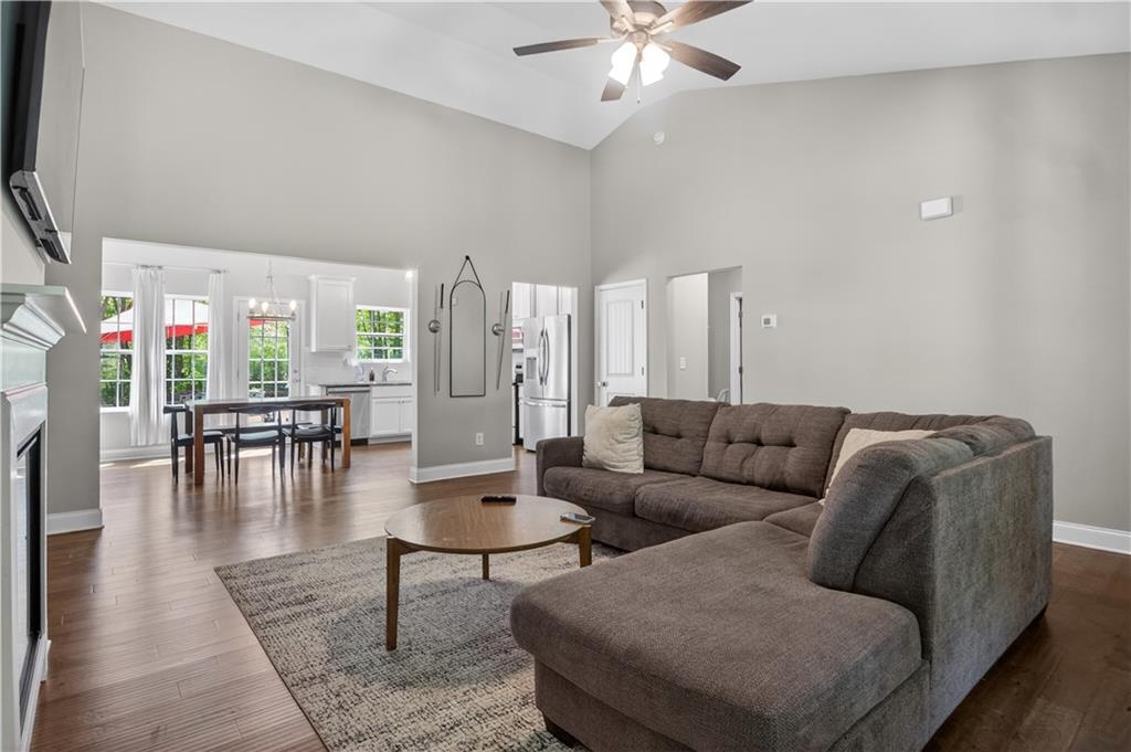 584 Tuxedo Drive Commerce, GA 30530 - Photo 3 of 30 a living room with furniture and a large window