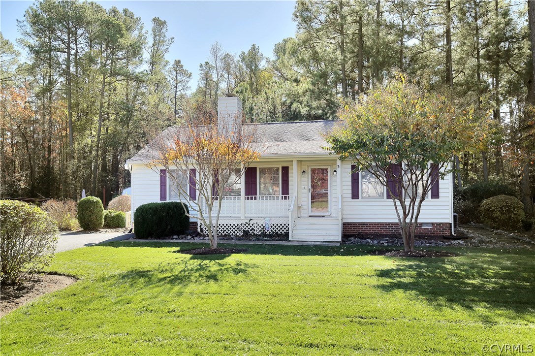 11911 Bowerton Road Henrico, VA 23233 - Photo 1 of 22 Front View of Home - Crepe Myrtles
