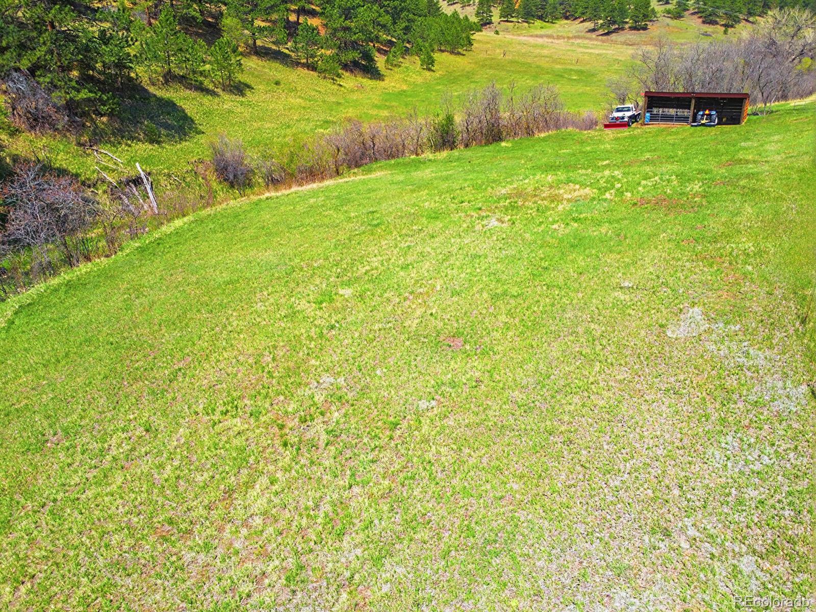 2830 Kerr Gulch Road Evergreen, CO 80439 - Photo 35 of 48 a view of a garden with an outdoor space