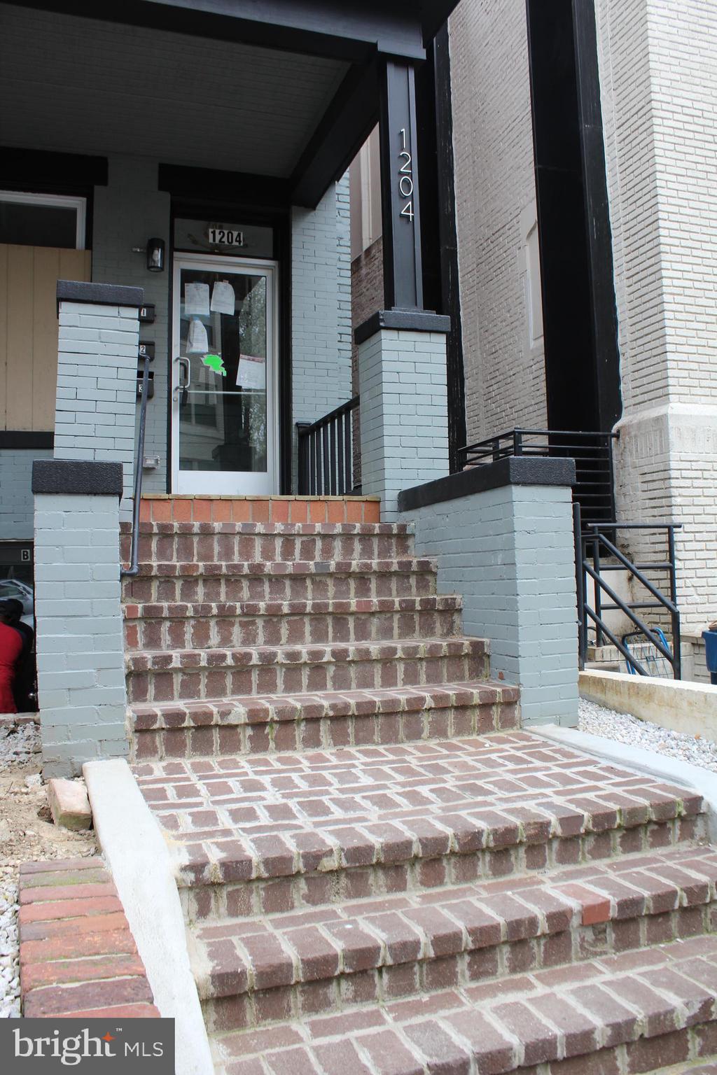 a view of front door