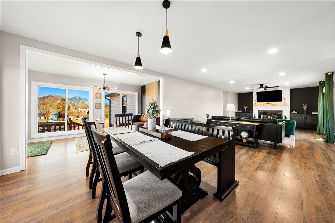 3067 Anderson Highway Liberty, SC 29657 - Photo 15 of 32 This inviting interior features elegant wood flooring throughout, creating a seamless and sophisticated living space.