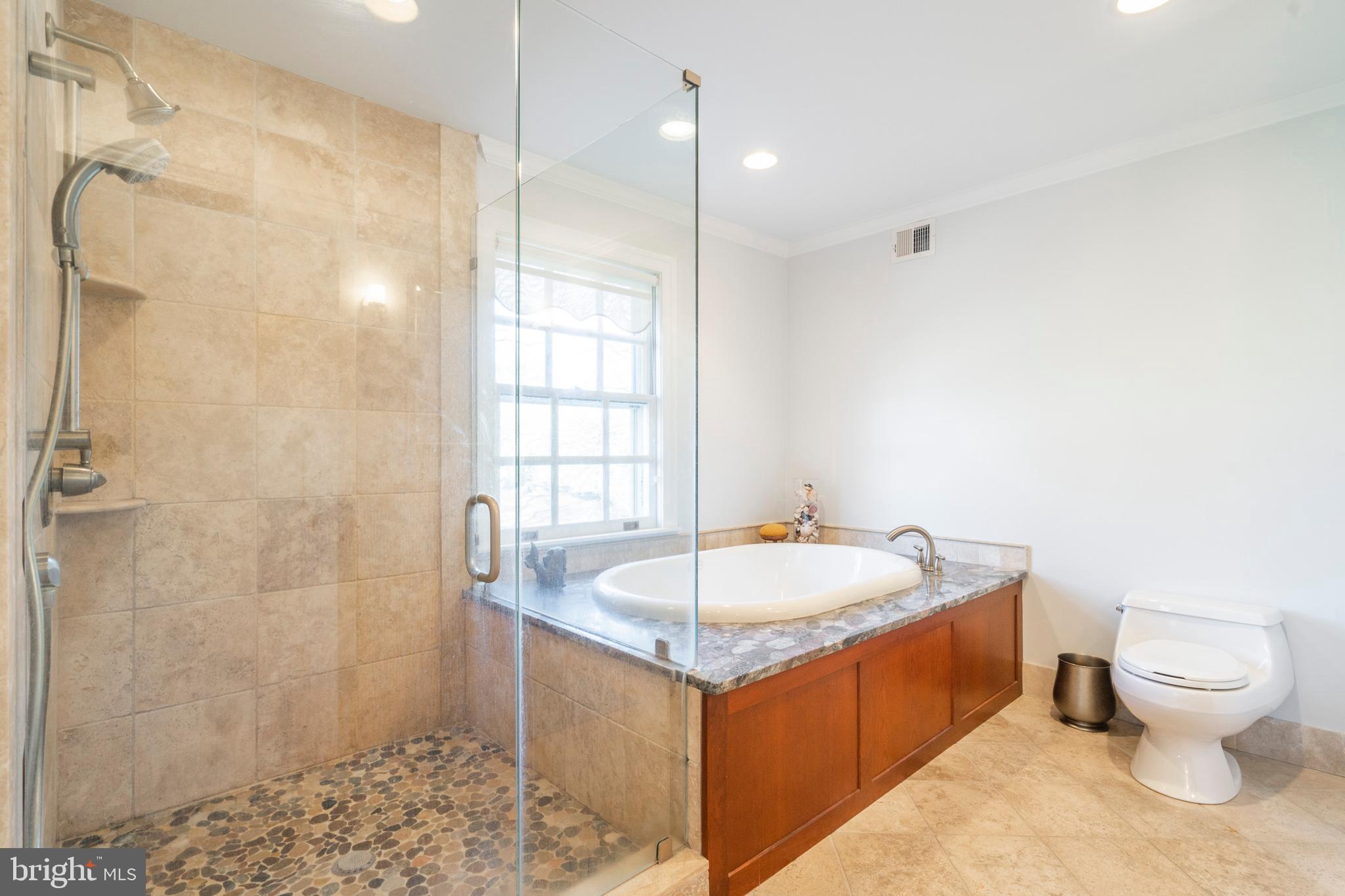 129 Valley Road Ardmore, PA 19003 - Photo 26 of 54 Master Bathroom With Large Jacuzzi And Shower