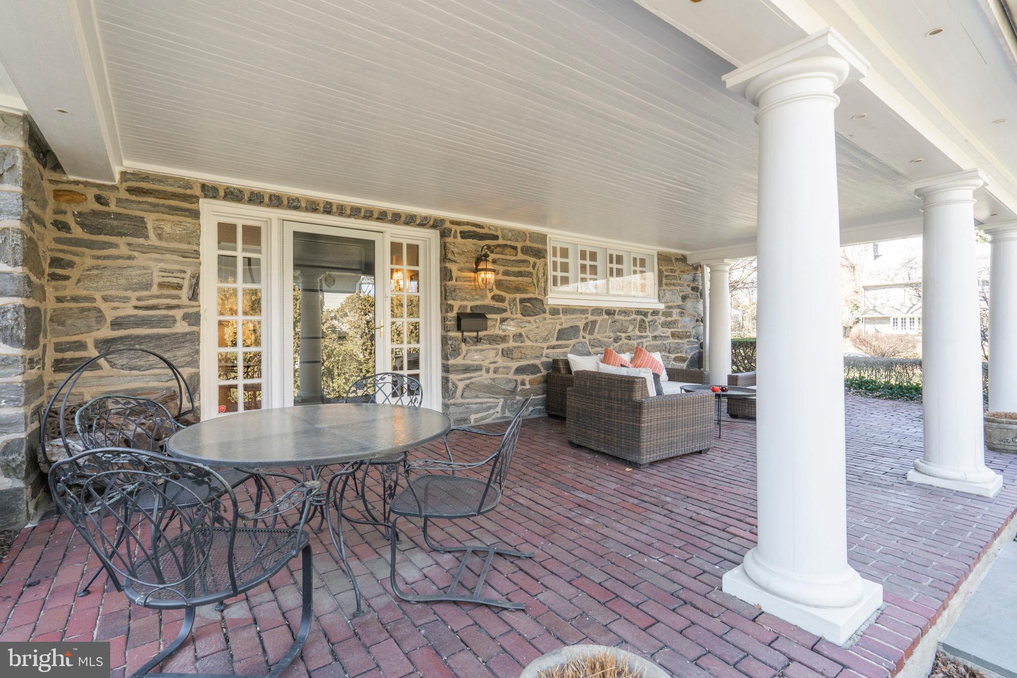 129 Valley Road Ardmore, PA 19003 - Photo 52 of 54 Expansive Front Entertainment Porch