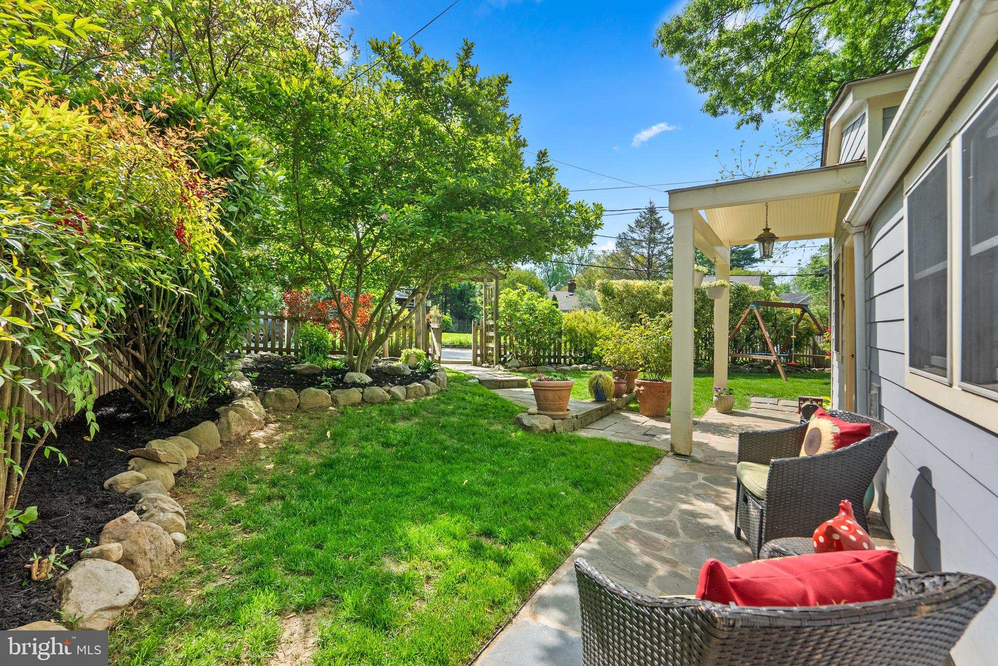 3 McKay Circle Cabin John, MD 20818 - Photo 36 of 52 Front Patio & Garden