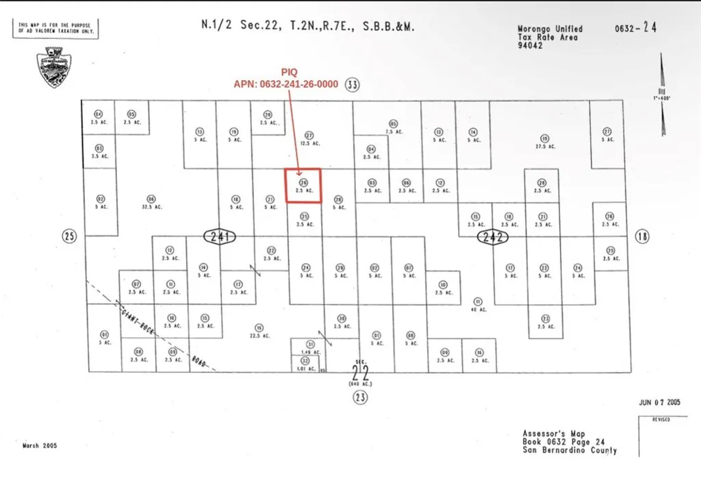 0 Near Daisy Joshua Tree, CA 92252 - Photo 4 of 4 a black and white photo of a picture