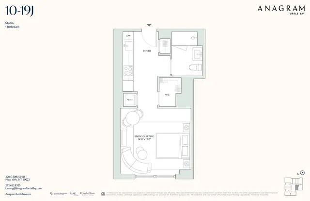 $4,830 | 300 East 50th Street, Unit 16J | Midtown East