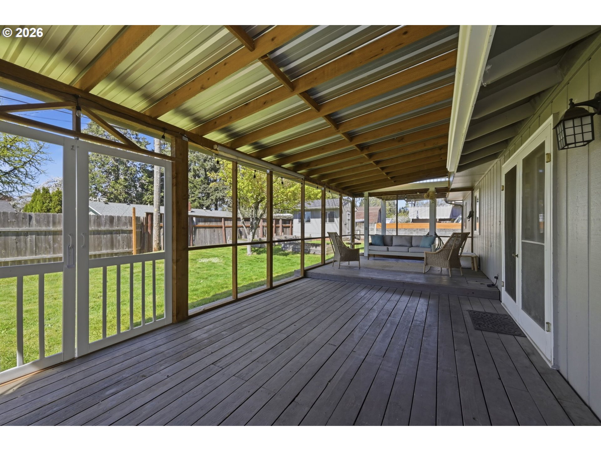 2612 Sage Street Eugene, OR 97404 - Photo 32 of 45 a view of porch with wooden floor
