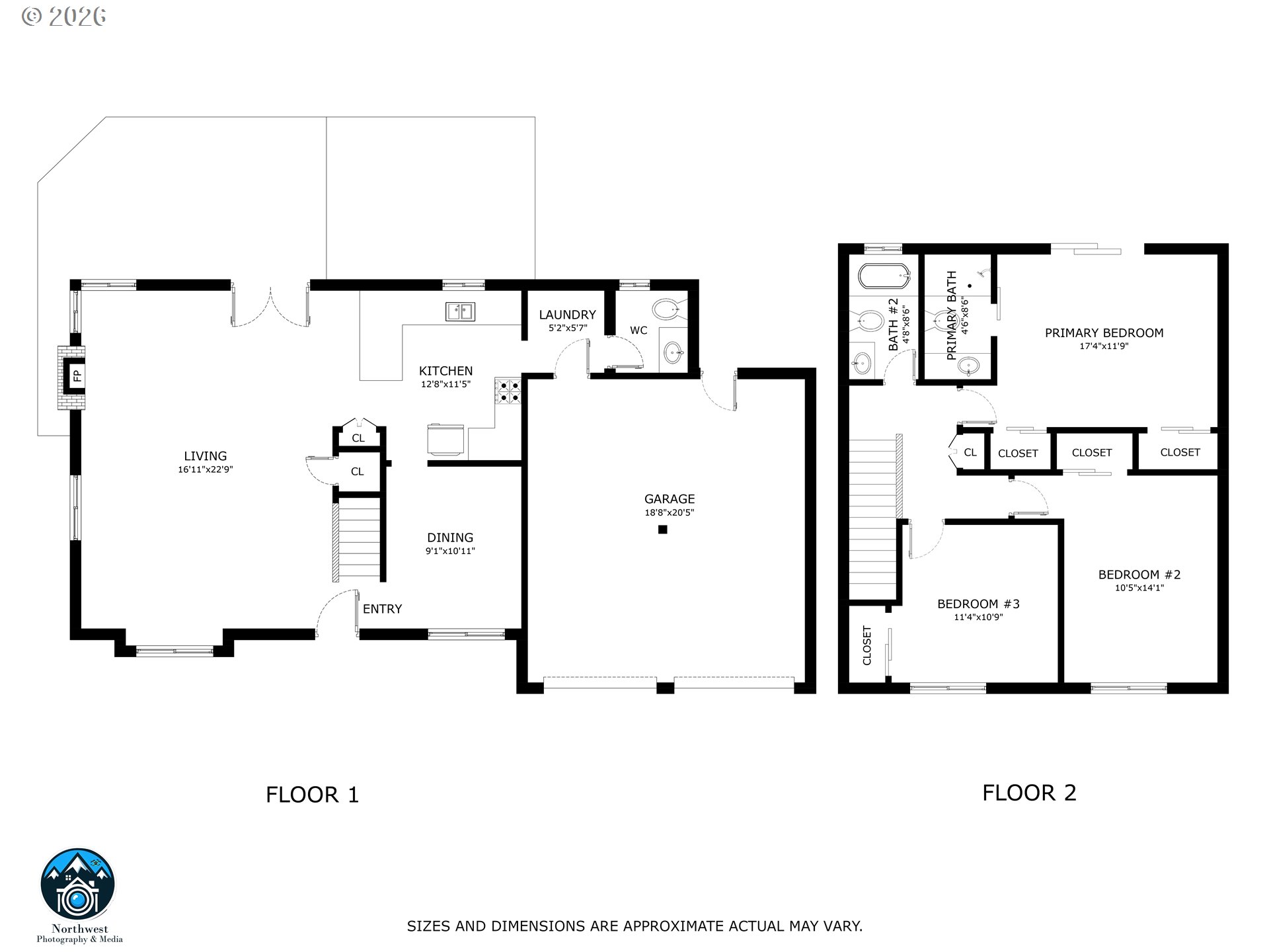 2612 Sage Street Eugene, OR 97404 - Photo 45 of 45 a picture of a floor plan