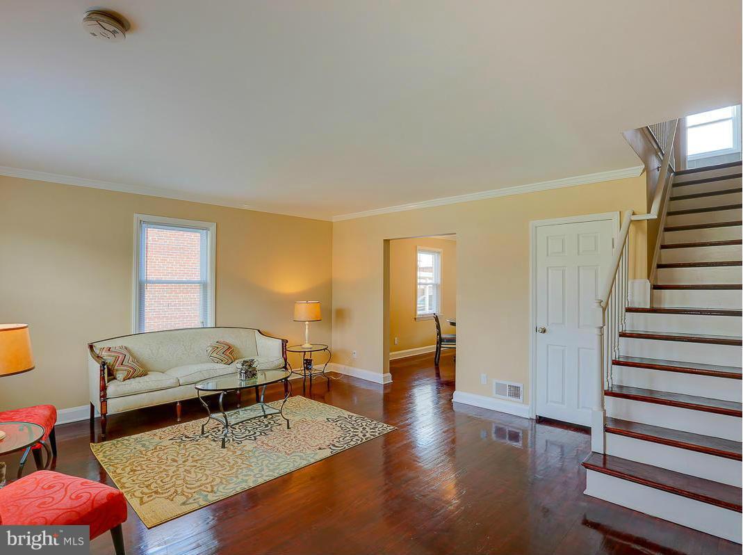 51 Hawthorne Road Middle River, MD 21220 - Photo 15 of 30 a living room with furniture and wooden floor