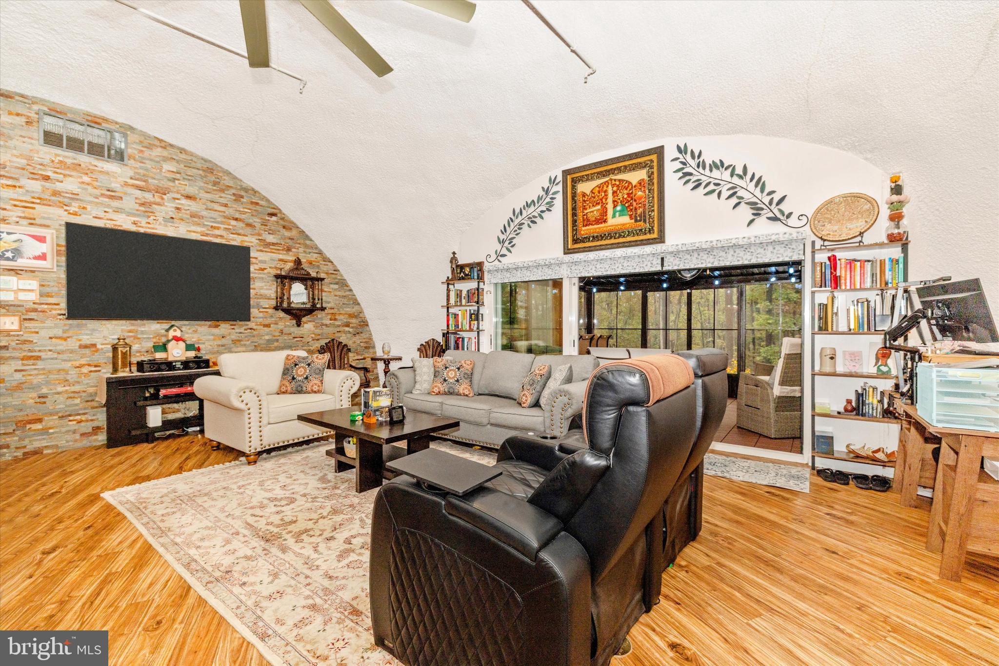 4940 Fox Tower Road Smithsburg, MD 21783 - Photo 11 of 41 Living Room Opens to a Spacious Enclosed Sunroom