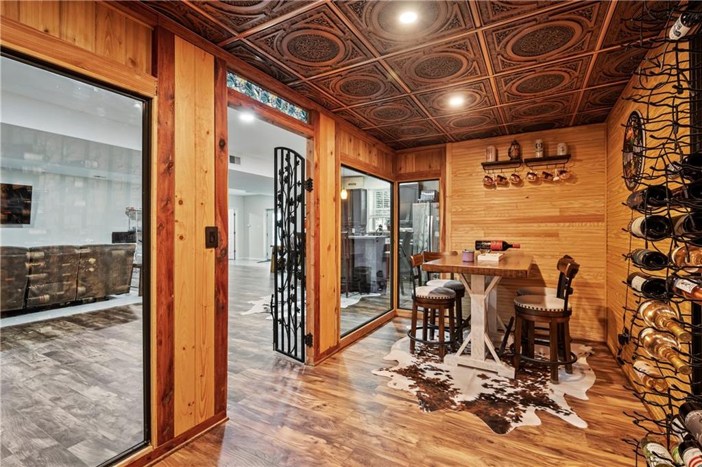 101 Quaker Ridge Court Beaver, PA 15009 - Photo 24 of 33 Gorgeous wine room with tin ceiling.