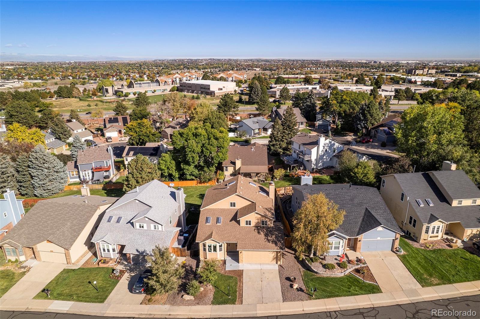 11820 Wyandot Circle Denver, CO 80234 - Photo 32 of 35 an aerial view of a city with lots of residential buildings