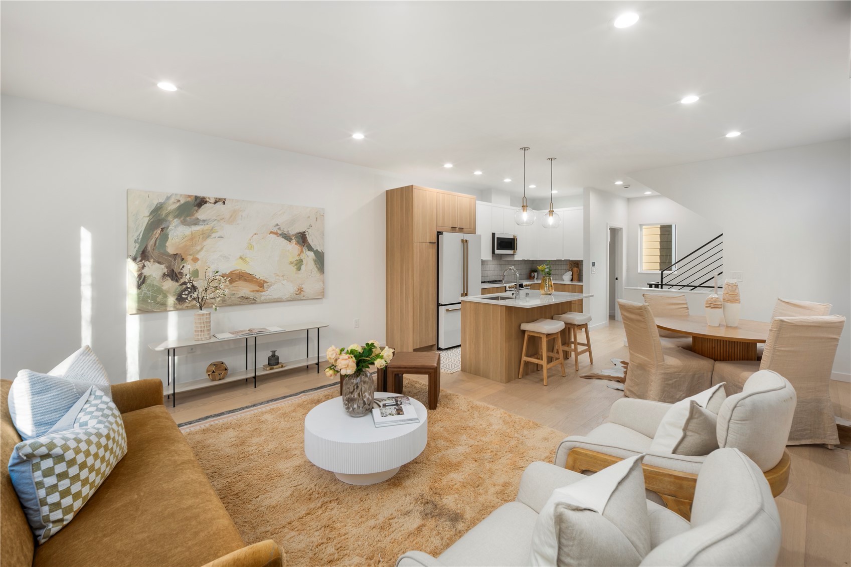 4121 B Chilberg Avenue Southwest Seattle, WA 98116 - Photo 4 of 29 a living room with furniture and a table