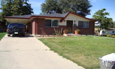 1765 South Decatur Street Denver, CO 80219 - Photo 1 of 1 a front view of a house with a yard patio and fire pit
