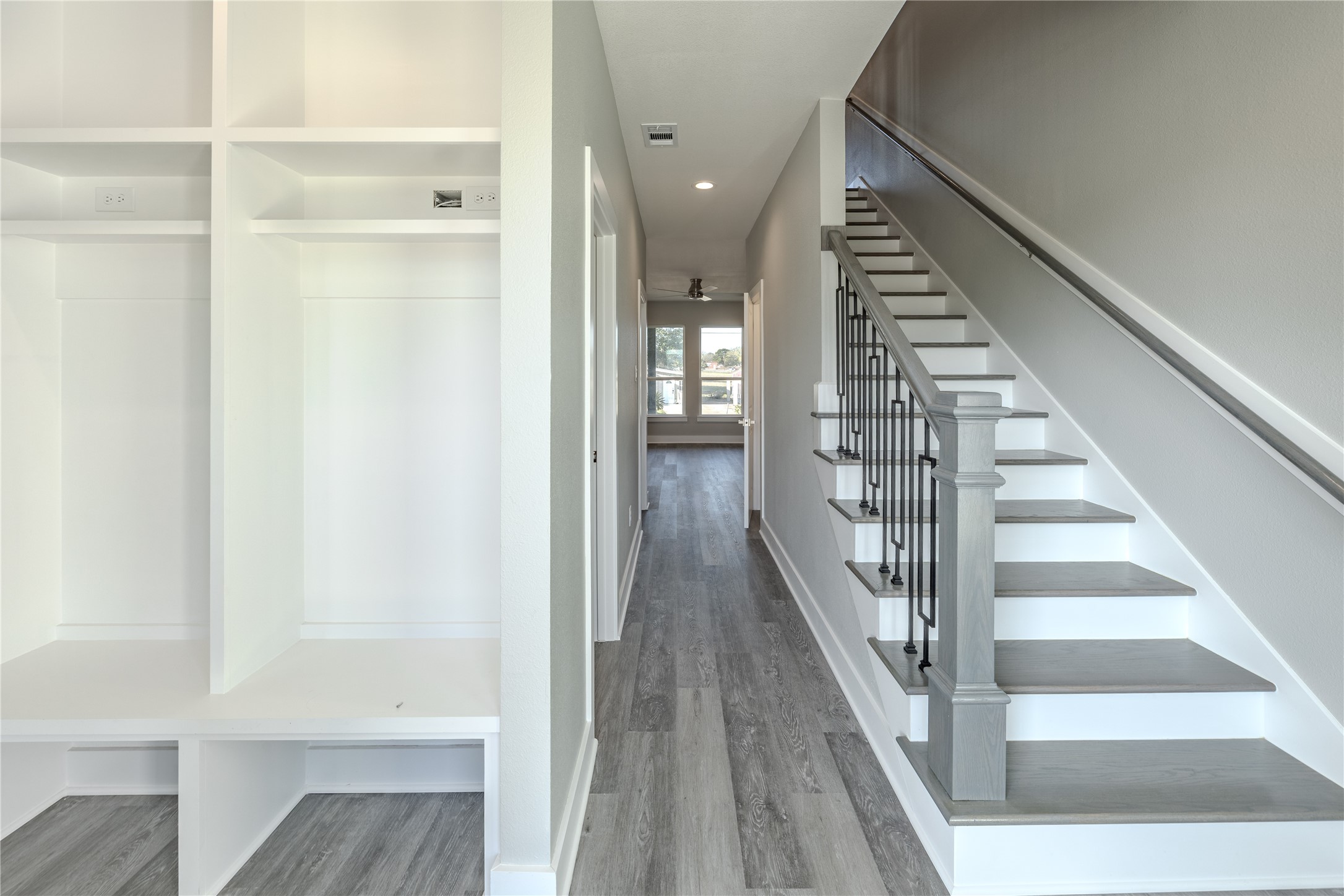 737 Ebenezer Lane Brenham, TX 77833 - Photo 6 of 25 a view of a hallway with wooden floor and entryway